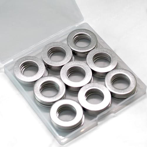 3/4" x 1-15/32" (OD) Flat Washers (36pcs), 304 Stainless Steel (18-8), SAE Standard Size, Hardware, ASME B18.22.1 3/4"
