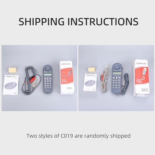Telecom Check Telephone Line Dedicated Check Line Survey Line Machine Chino-E C019 Tester to Alligator Clip Set Equipment Small