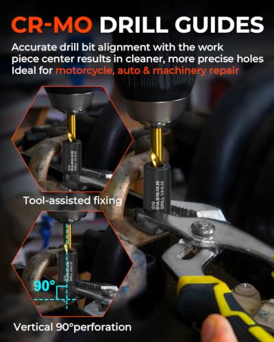 29-Piece Screw Extractor Set with Left Hand Drill Bits