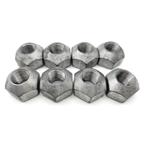 8PCS Wheel Nut 6564669 Compatible with Bobcat 1213, 1600, 2000, 2400, 2410, 444M, 500, 520, 530, 533, 540, 542, 543, 553 S530, S550, S570, S590, S595, S630, S650
