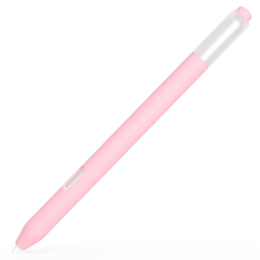 AZF Silicone Pencil Case compatible with Samsung Galaxy S Pen Creator Edition Case，Comfortable non-slip silicone case with magnetic charging support. (Pink) Pink