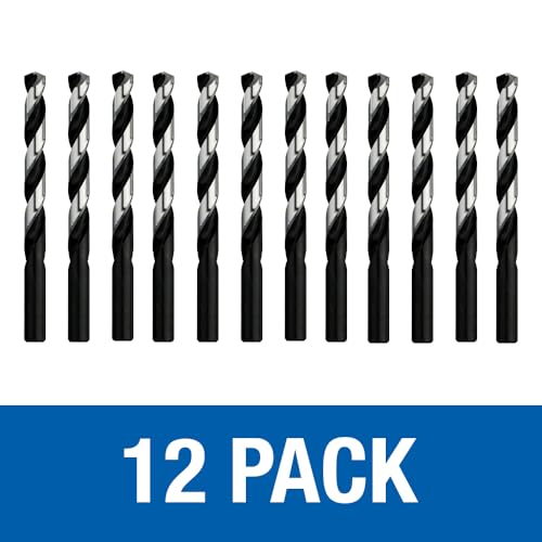 Champion Cutting Tool XL5-4 Brute Platinum HD HSS Jobber Twist Drill 135-Degree Split Point, 12-Pack