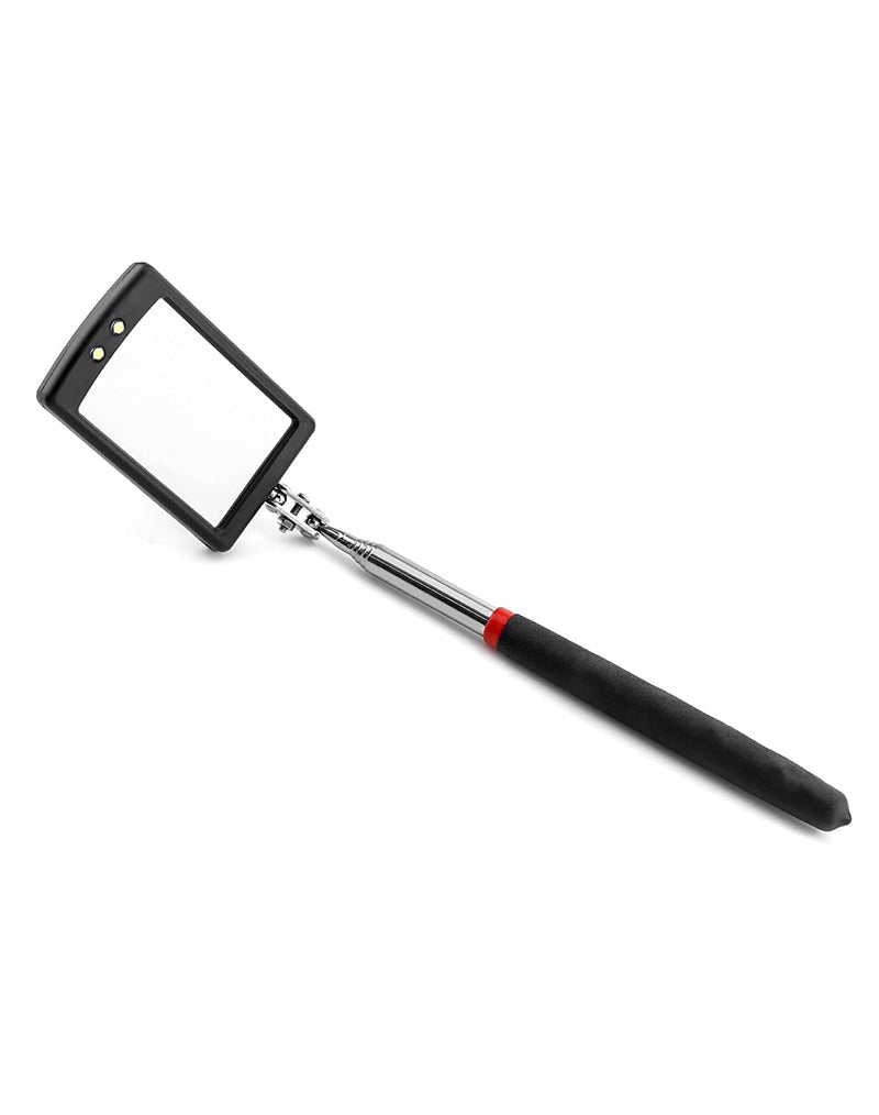 Inspection mirror telescoping with light Mirror practical addition to car repair, and anyone's toolbox Inspection Tool for Checking Vehicle, and Other Small Parts Extended (Inspection mirror-6PCS) Inspection mirror-6PCS