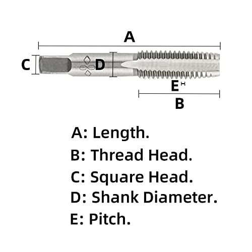 M24X3.0 Metric Hand Thread Tap Right Hand M24X3.0