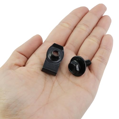 30Pcs U-Nut Clips & Hex Head Automotive Body Fender Bolts Kit, U-clips for Most Cars Fender,Engine Undertray Cover, Engine Cover & Bumper Fender Liner (3 Set) 3