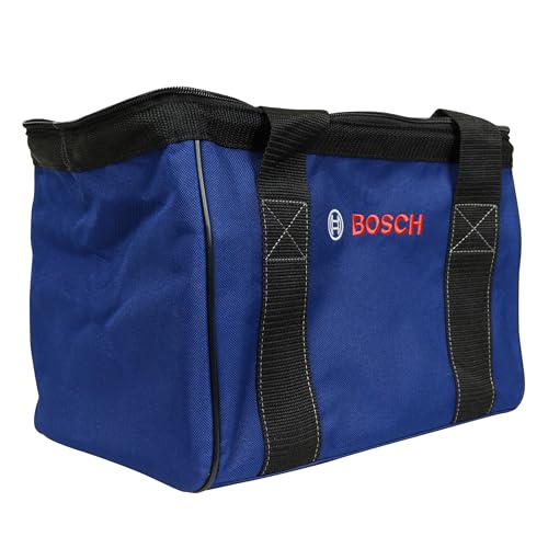 Bosch 2610041759 Heavy-Duty 13x9x9 Dark Blue Canvas Tool Bag Pack of 1
