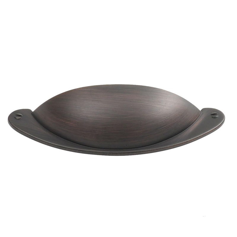 10 Pack 3 inch (76mm) Oil Rubbed Bronze Cabinet Cup Pulls - Kitchen Hardware Drawer Handles and Knobs