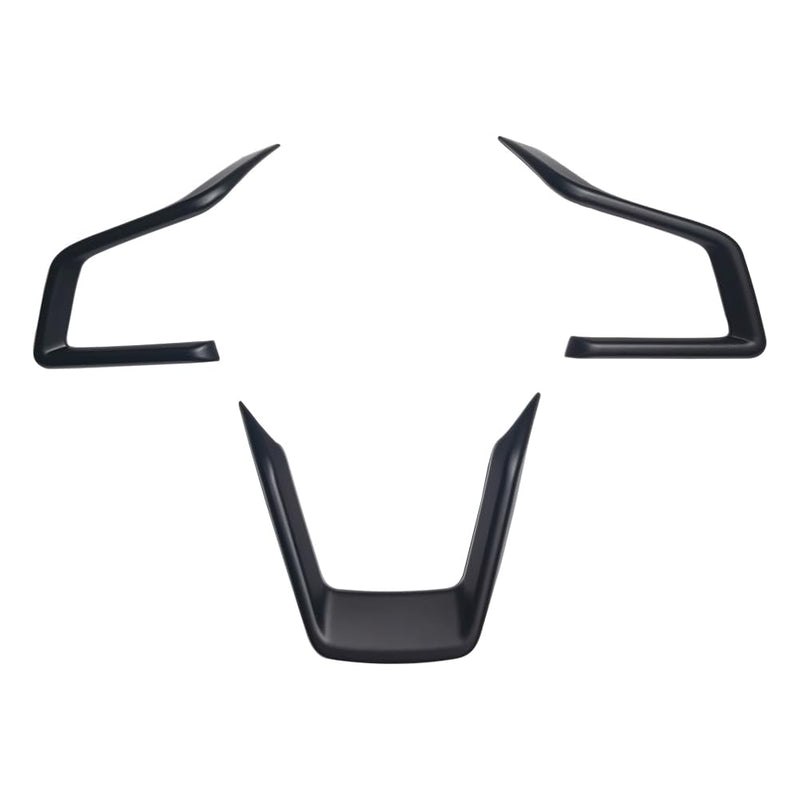 Kolya Compatible with 2019-2025 Subaru Forester Outback Crosstrek Accessories Steering Wheel Frame Tirm Button Cover (Matte Black) Matte Black