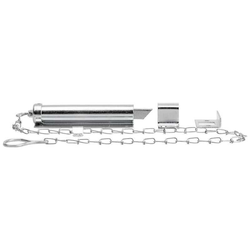 National Hardware N150-771 V820 Chain Bolt 6 in Zinc Plated Door Security Lock Latch for in-Swinging Doors Cold Rolled Steel Construction Right or Left Hand Application Updated Packaging