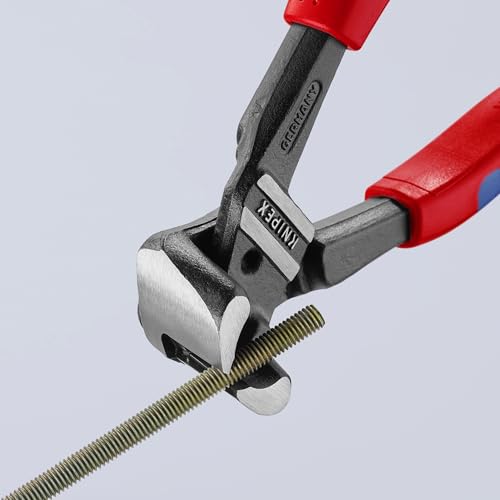KNIPEX - 61 02 200 Tools - High Leverage Bolt End Cutting Nippers, Multi-Component (6102200) Pliers