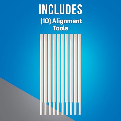 Jonard AT-6241/10 Thermoplastic 2-in1 Nonconductive Alignment Tool, 7" Length (Pack of 10) Double Slotted 7" (177.8 mm)