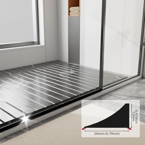 78 Inch Water Guard for Kitchen Sink，Silicone Rubber Kitchen Splash Guard, Corner Water Retaining Dam Strip for Countertop,Shower, Bathroom，Self Adhesive Caulk Seal Strip Edge Trim (Black) 78 Inch Black