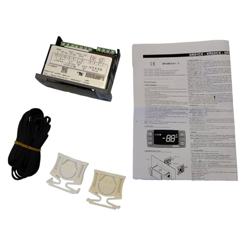 XR03CX-4N0F1 Temperature Controller ,120V/50-60HZ Digital Thermostat Controller Fit for Dixell Programmable Refrigerators/Freezers,Normal Temperature Refrigerating Units Compressor Refrigerators XR03CX-4N0F1