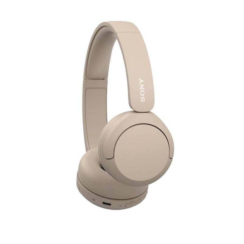 Sony WH-CH520 Wireless Headphones Bluetooth On-Ear Headset with Microphone, Cappuccino