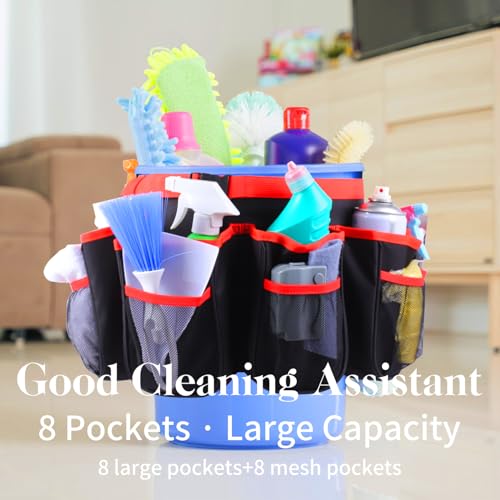 Portable Bucket Cleaning Tool Organizer,5 Gallon Bucket Holder