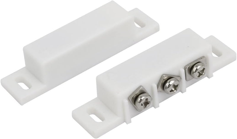 Magnetic Reed Switch Normally Open and Normally Closed NC NO Magnetic Proximity Switch for Door Alarm, Window Safety, DC 5V 12V 24V Light GPS Other Equipment Reed Switch (White, Pack of 5pcs) White 5