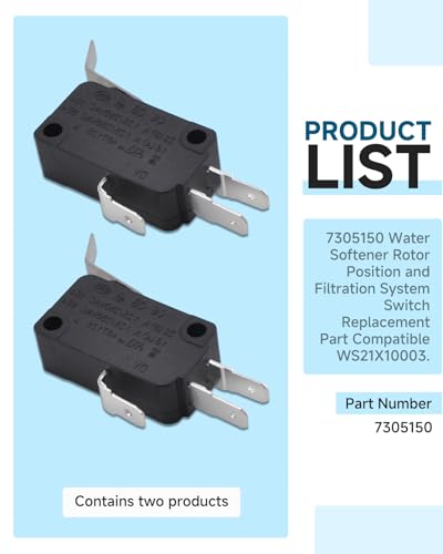 7305150 Rotor Position Switch Compatible with GE Water Softeners