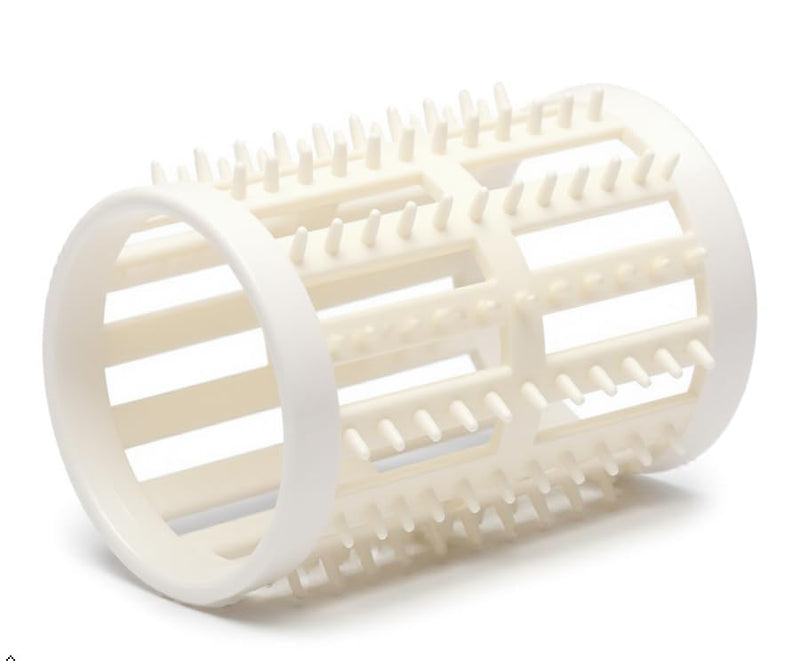 Salon Styled Heatless Curls Suitable For Wet Or Dry Hair With Pins. White (30mm)