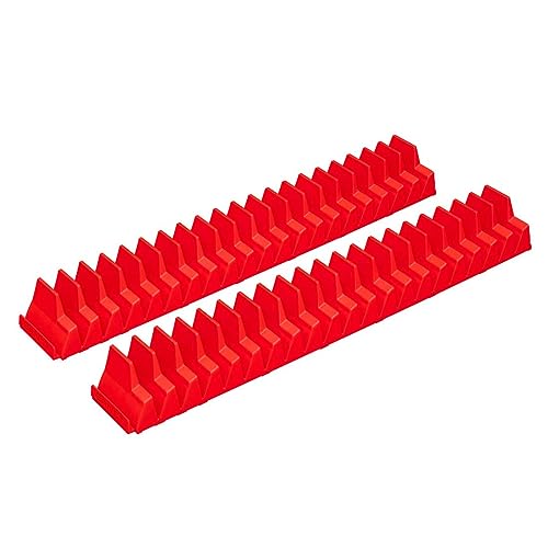 Ernst Manufacturing Wrench Pro - Modular Wrench Organizer for 40 Wrenches (Red) Red