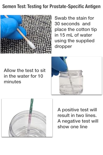 Infidelity Detection Kit | Find Two Substances Found in Male Body Fluids | Results in 10 Minutes | One Kit One Kit (1 Acid Phosphatase & 1 Prostate-Specific)