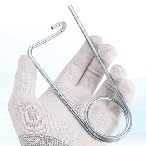 MECCANIXITY 2pcs Steel Brooch Cotter Pins, 0.24x11.85 Inch (6x301mm) Brooch Shape Cotter Safety Spring Pin, Quick Locking Fastener for Garden, Farm, Lawn, Rectangle M6x301mm 2
