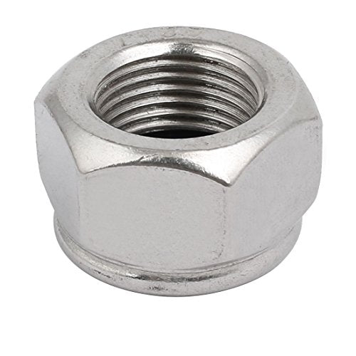 uxcell 4pcs M18 x 1.5mm Pitch Metric Fine Thread 304 Stainless Steel Hex Lock Nuts