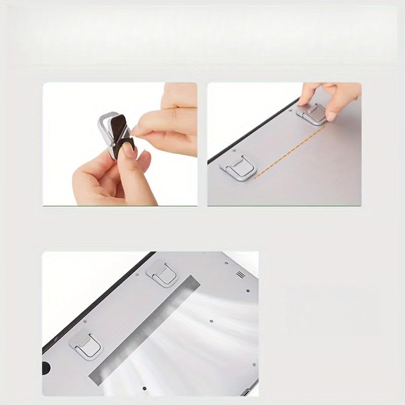 2Pcs Mini Foldable Laptop Feet Stand | Portable, Self-Adhesive, Notebook Keyboard Elevator Brackets, Heat Dissipation Laptop Riser, For Home Office