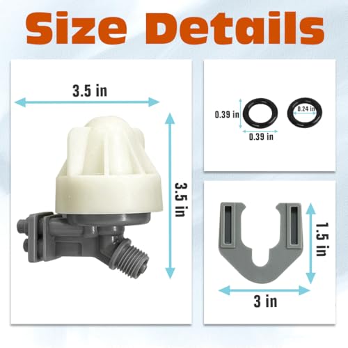 Water Softener Nozzle and Venturi Assembly 7187065 Replacement