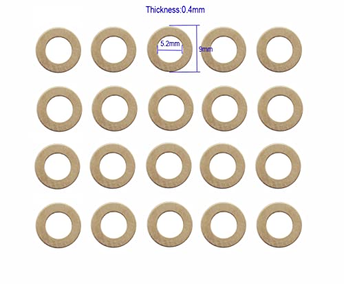 Compatible with Bugout AXIS Lock 535 Pocket Knife Brass Washers
