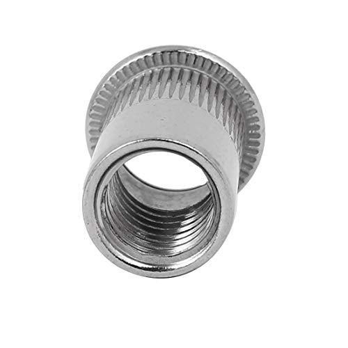 uxcell M12 x 1.75mm 304 Stainless Steel Knurled Blind Rivet Nut Insert Nutsert 20PCS