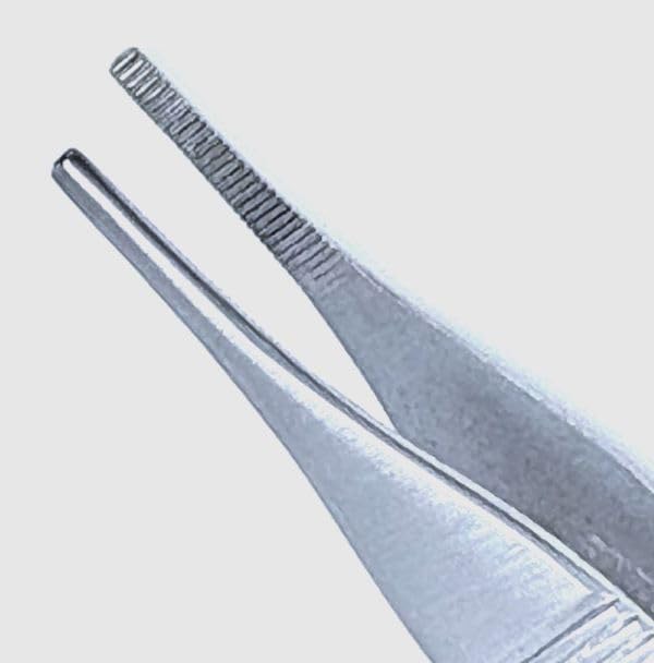 Adson Dressing Surgical Forceps 4 3/4 inch Serrated Pack of 5, Medical, Surgical, Dental, Dermatlogy Use Instruments, Also Can be Uses for Multi Purposes.