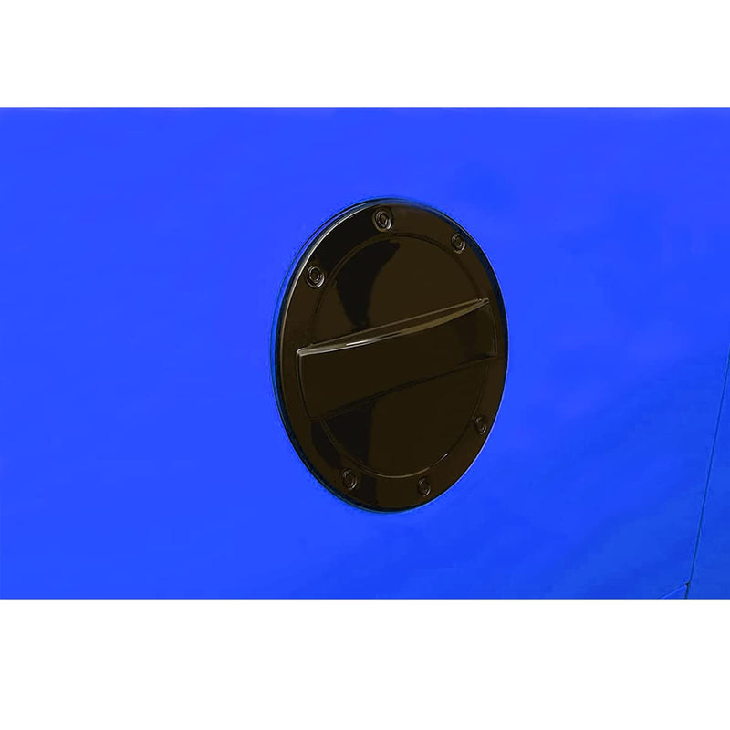 MICROCK Gas Tank Cap Fuel Filler Door Cover for Chevrolet Camaro 2016 2017 2018 2019 2020 2021 2022 2023 2024, Glossy Black