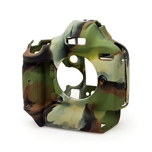 easyCover Silicone Protection Cover for Canon EOS 1Dx, 1Dx Mark II & Mark III Cameras, Camouflage