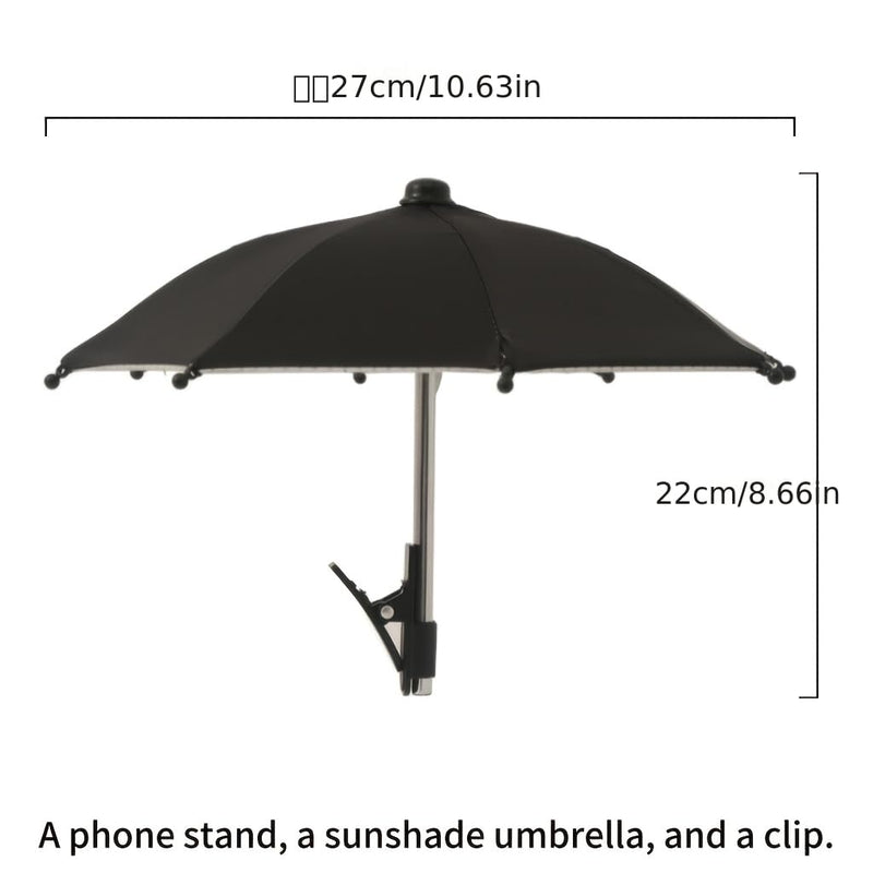 1Pc Bendable Phone Sun Shade with Clip, Mini Anti-Glare Screen Cover for Outdoor Use, Sun Rain Protection and Easy Phone Photography