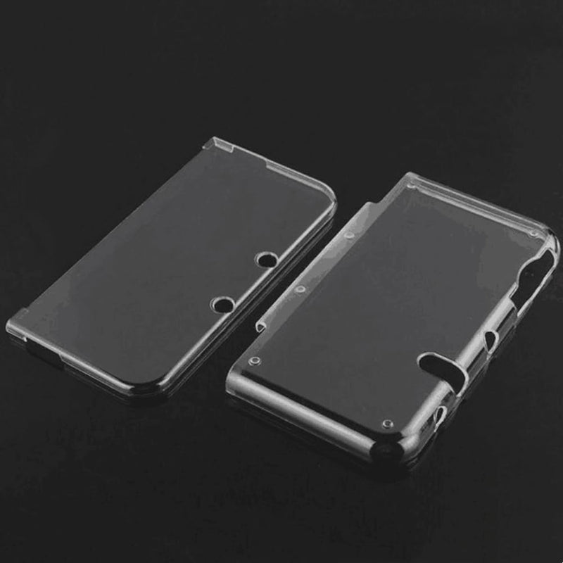 Hzxkqmil Transparent Protective Case for Nintendo New 3DS XL/LL Console | Clear Crystal Hard Case Protective Cover + 1 Set Screen Protectors Film and 4 Stylus Pen for New 3DSXL LL Case + Stylus for New 3DSXL