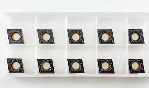  [AUSTRALIA] - CCMT09T304 Carbide Inserts for Steel CNC Turning, Semi-Finish, 10pcs CCMT09T304-PM