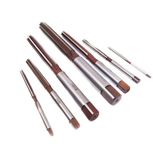 7pcs 3 4 5 6 8 10 12mm Chucking Straight Shank HSS Hand Reamers Kit
