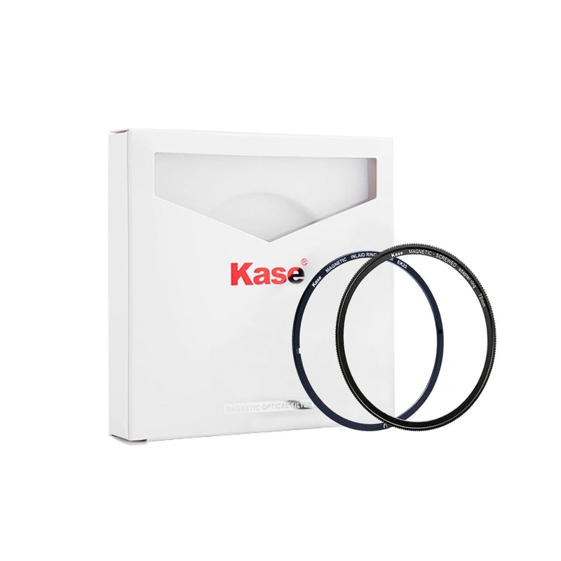 Kase 82mm Magnetic Inlaid Filter Adapter Ring Kit for Screw-in Filter | Convert 82mm Threaded Filter to Magnetic, Ultra-slim & Aluminum Alloy