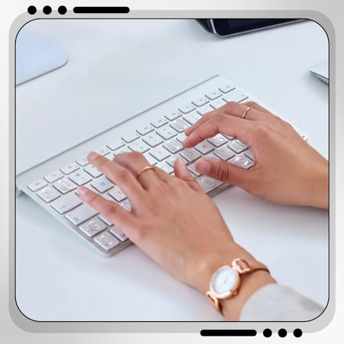 10 Pcs Raised Tactile Bump Dots Clear Computer Gaming Keyboard Tactile Training Decal Location Learning Stickers 1/2 Inch Multiple Raised