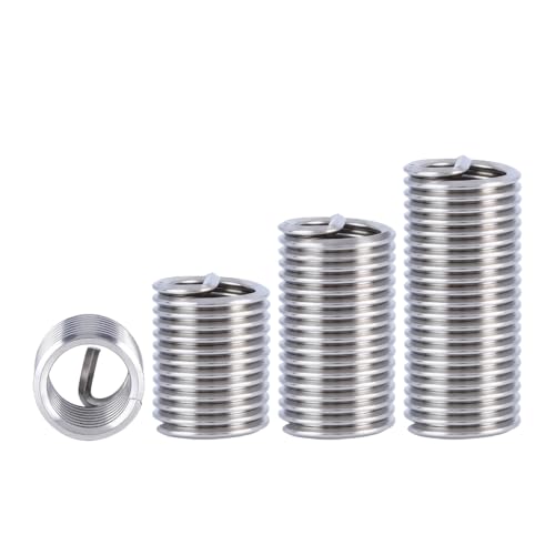 XunLiu 20pcs 7/16"-14UNC-3D Wire Thread Insert 304 Stainless Steel 20