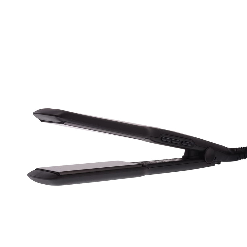 Remington Hair Straightener Advanced Ceramic coating for Sleek & smooth glide, Wide longer length 110mm floating plates, Digital display, Heat proof pouch, Up to 230°C, S5525 Black Grey | Digital Display, Heat Proof Pouch, Up to 230°C Max Temp, S5525 M...