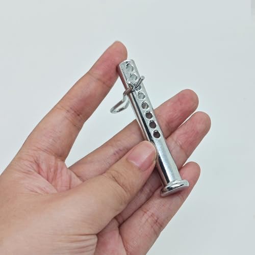 Heavy Duty Adjustable Clevis Pin with R Clip, 3/8 X 2-1/2 inches, 8 Sets