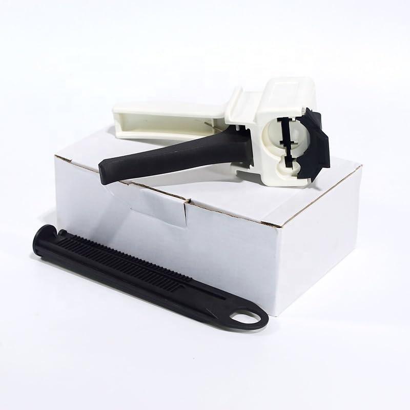 10:1 Dispenser Gun for 50mL/75ML(1.69 o /2.54 oz) for 2 Part Adhesive Cartridges - Professional Mixing Impression Dispensing Dispenser for Two-Component AB Glue
