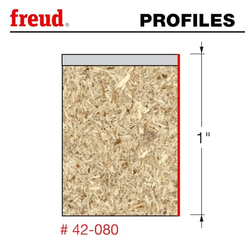 Freud 42-080: 7/8" (Dia.) Bearing Flush Trim Bit with 1/4" Shank Pack of 1 Flush Trim Router Bit 7/8-Inch Diameter With 1/4-Inch Shank 2-Flute
