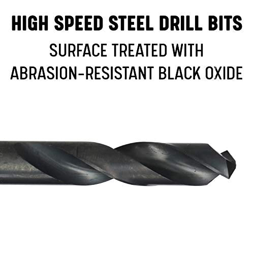 Drill America D/AST15/16 HSS Split Point Stub Drill Bit, 15/16" 15/16"