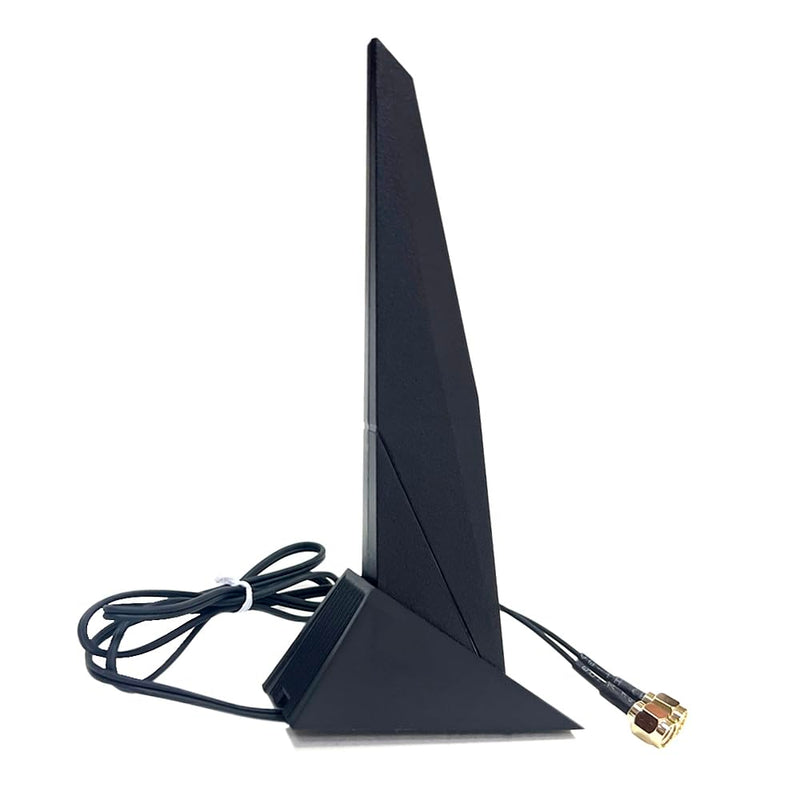 Laptops Dual Band WiFi Antenna 2.4GHz 5GHz RP-SMA Magnetic Base Adapter Antenna with 80cm Extension Cable for ASUS Z390 Z490 X570 Motherboard 2T2R PCI-E Bluetooth Network Router