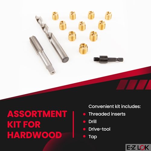 E-Z LOK Thread Repair Kit, 0.3125-18 5/16-18 Brass
