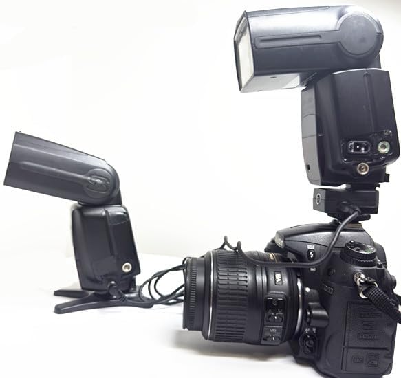 Hot Shoe Multi-Function Adapter for Canon Cameras with 3 PC Sync Ports, Multi-Flash Trigger for Studio Strobe & Speedlite, Supports E-TTL Single Flash & Manual Sync up to 4 Lights