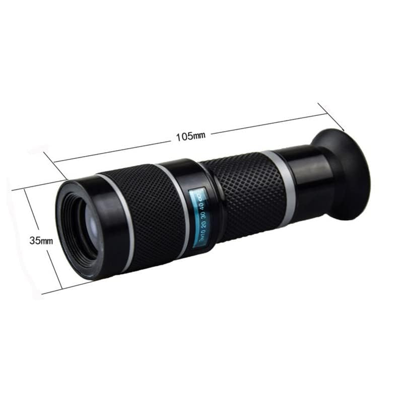 Daily Use 18x Zoom Wide Angle HD Telephoto Phone Camera Lens for Mobile - No Black Corner Universal Optical Zoom ? with Clip and Tripod.