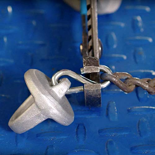 Xcluder Pull Chain Seal for Dock Levelers, 2.5 in, Aluminum